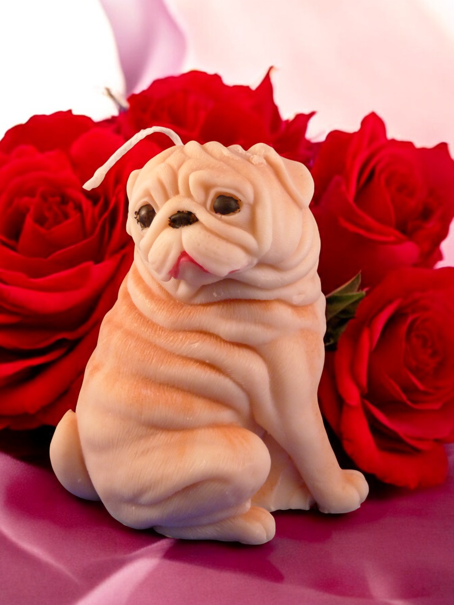 Mopshond Kaars (image for) Mopshond Kaars